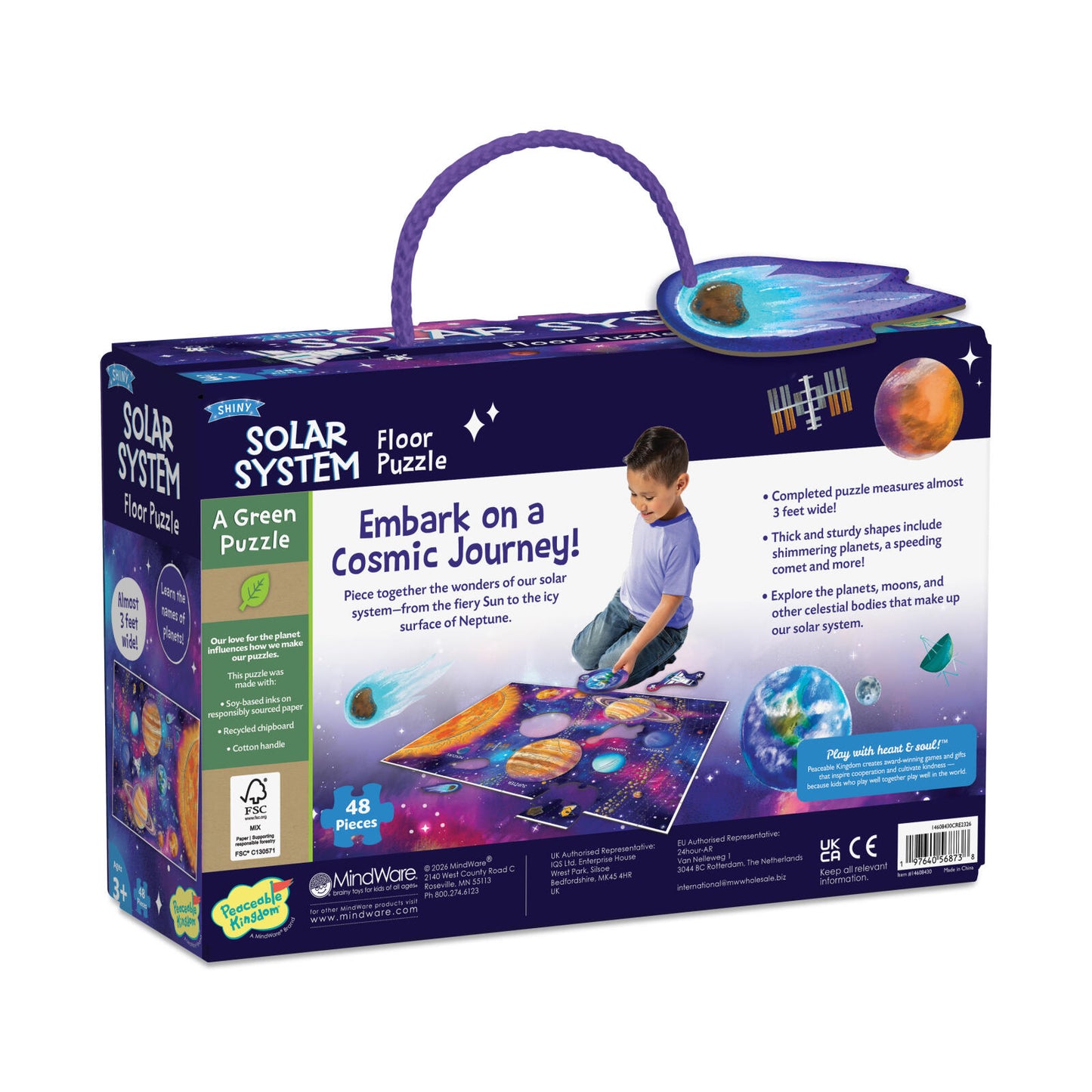 Floor Puzzle Solar System Floor 48 Piece