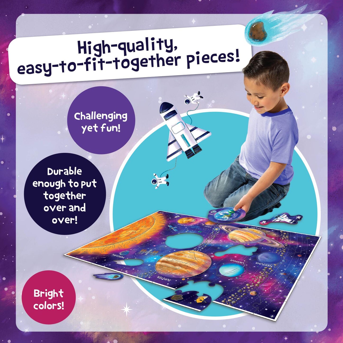 Floor Puzzle Solar System Floor 48 Piece
