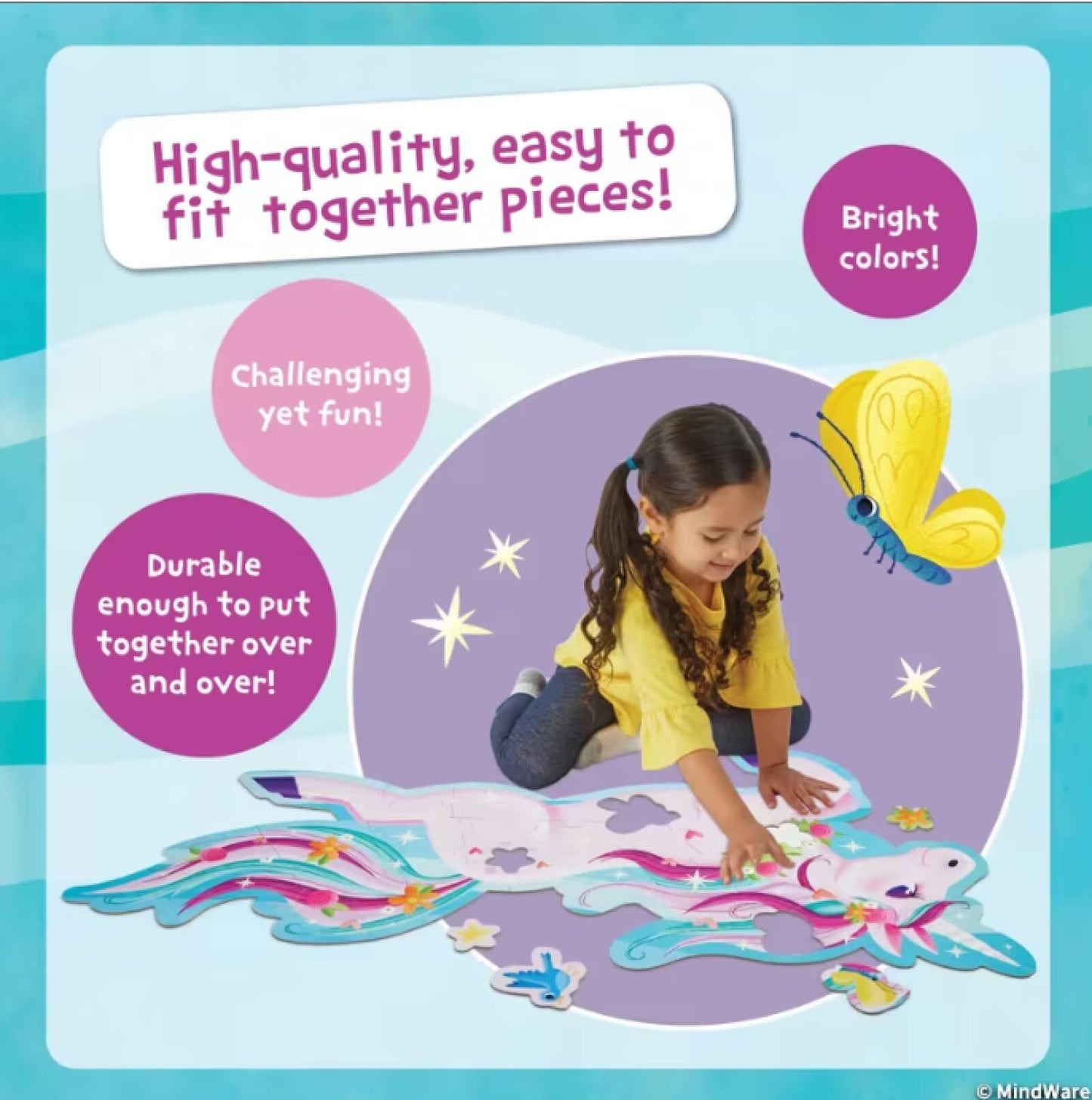 Floor Puzzle Unicorn 44 Pieces
