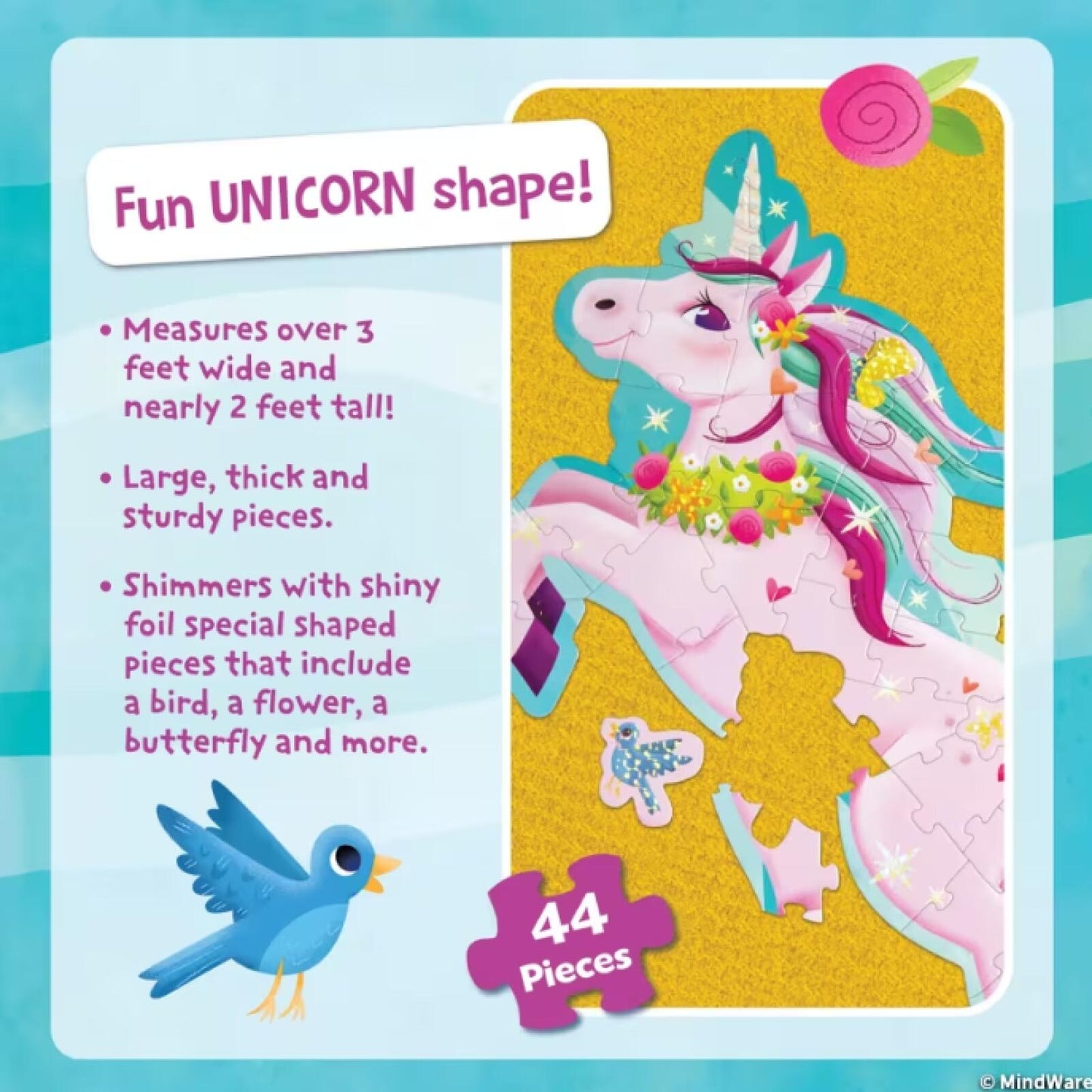 Floor Puzzle Unicorn 44 Pieces