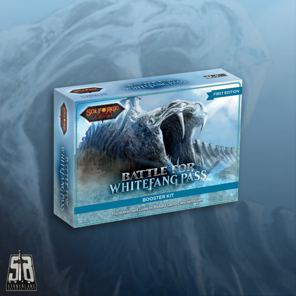 SolForge Fusion: Booster Kit Display Battle For Whitefang Pass | Ozzie Collectables SolForge Fusion: Booster Kit Display Battle For Whitefang Pass | Ozzie Collectables