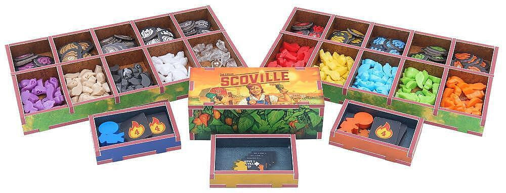 Folded Space Colour Game Inserts - Scoville 2nd Edition