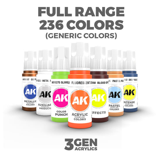 Ak Interactive - 3 Gen Acrylics - 3Gen – General Series – Full Range