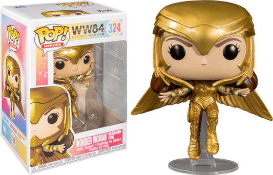Wonder Woman 2: WW84 - Wonder Woman Gold Flying Pose Pop! Vinyl #324