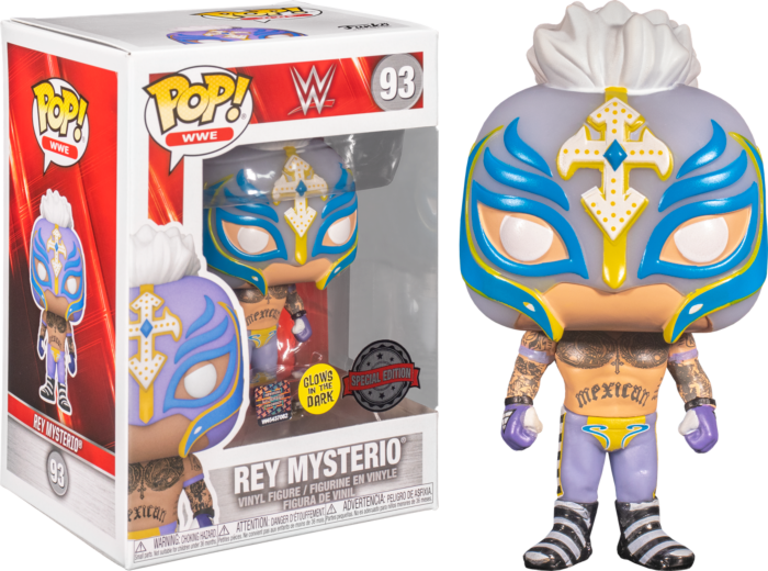WWE - Rey Mysterio Glow US Exclusive Pop! Vinyl #93