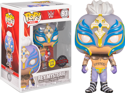 WWE - Rey Mysterio Glow US Exclusive Pop! Vinyl #93