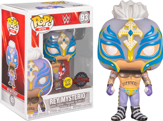 WWE - Rey Mysterio Glow US Exclusive Pop! Vinyl #93