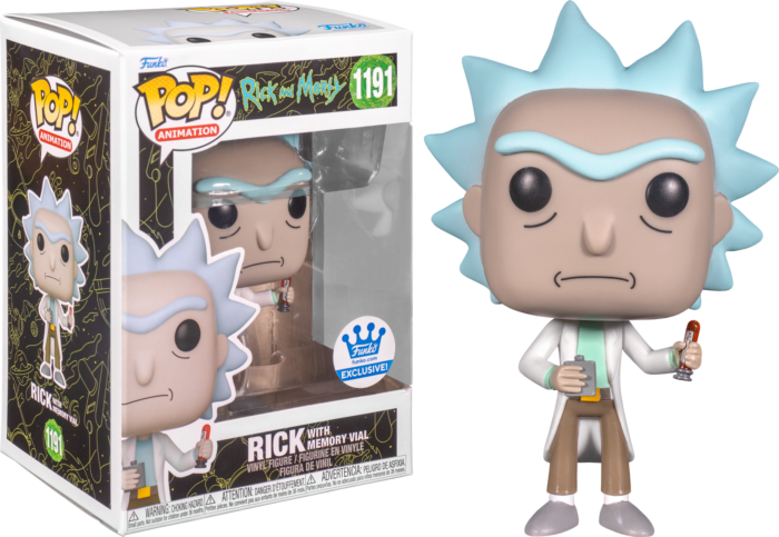 Rick and Morty - Rick With Memory Vial Pop Vinyl #1191 | Ozzie Collectables
