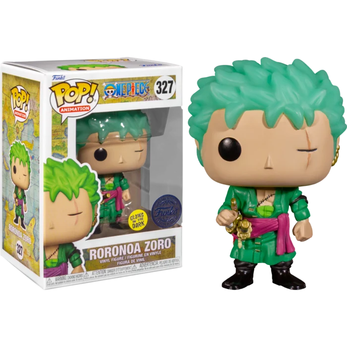 One Piece - Roronoa Zoro US Exclusive Glow Pop! Vinyl #327