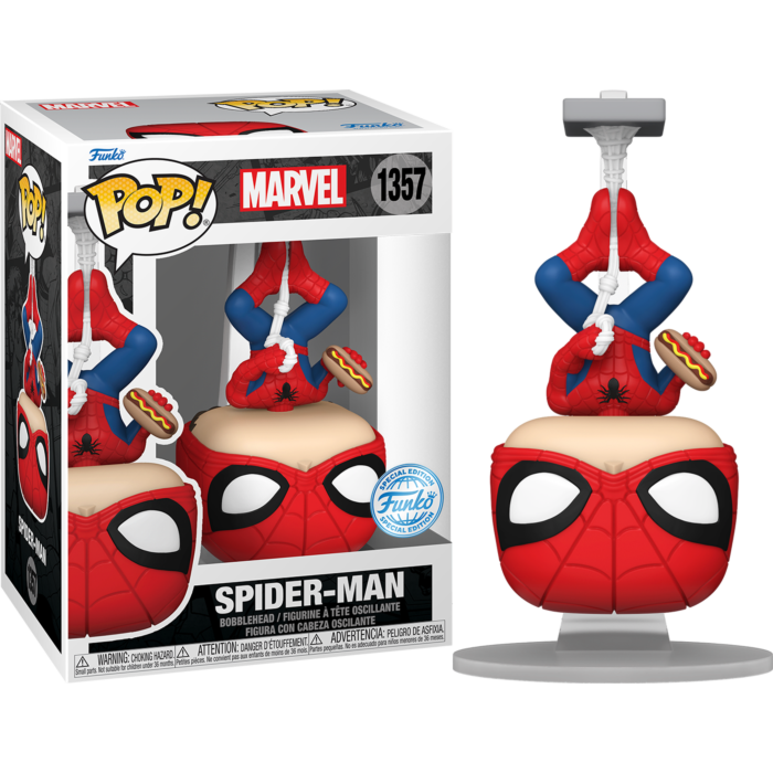 Spider-Man - Spider-Man (with Hot Dog) US Exclusive Pop! Vinyl