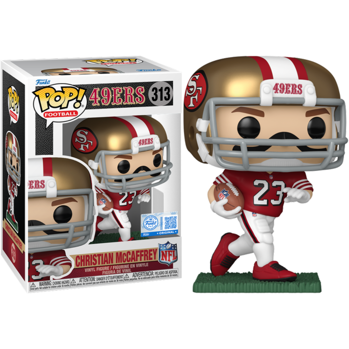NFL: 49ers - Christian McCaffrey (Throwback) Pop! Vinyl