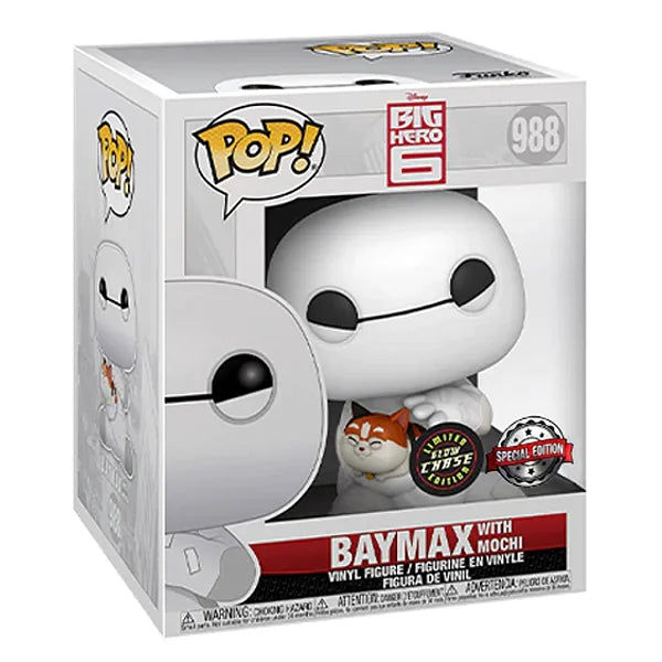 Big Hero 6 - Baymax with Mochi CHASE 6" Pop! Vinyl #988