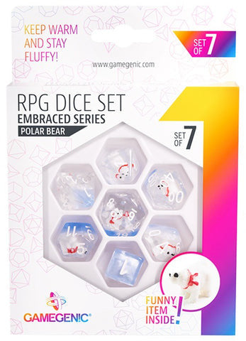 Gamegenic Embraced Series - Polar Bear - RPG Dice Set (7pcs)