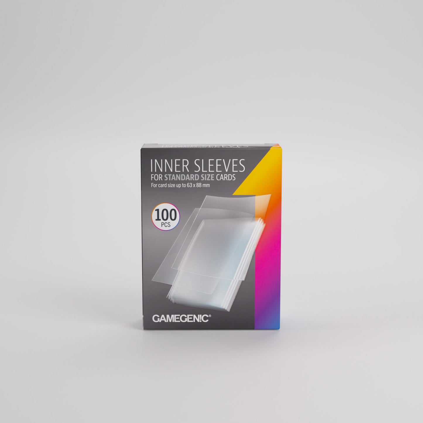 Gamegenic Inner Card Sleeves (64mm x 89mm) (100 Sleeves Per Pack)