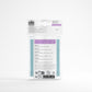 Gamegenic Just Sleeves - Size Code PURPLE - Standard European Sized (59mm x 91mm) (50 Sleeves Per Pack)