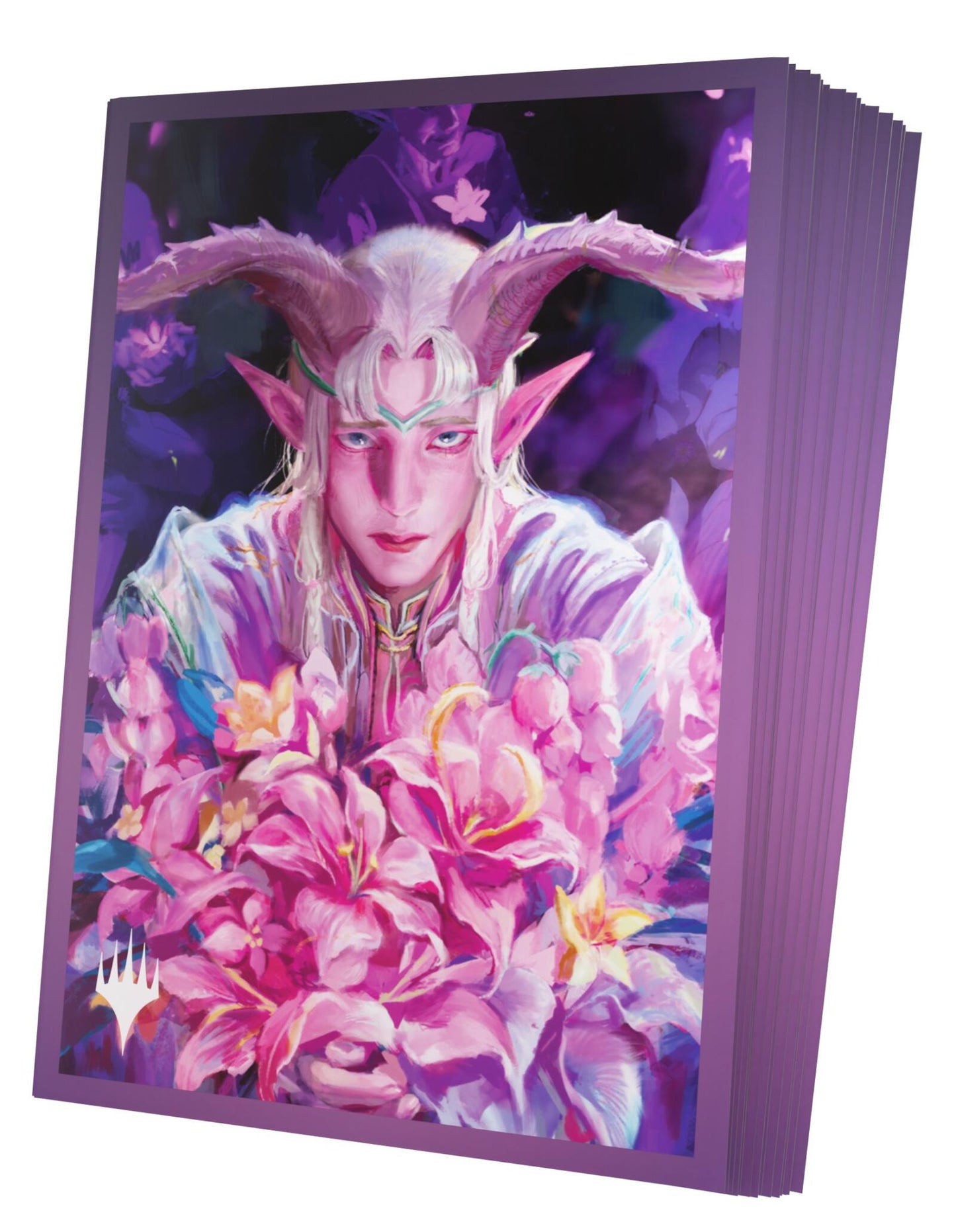 Gamegenic Magic The Gathering Lorwyn Eclipsed Premium Art Sleeves - Dawnhand Eulogist (66mm x 92mm) (105 Sleeves Per Pack)