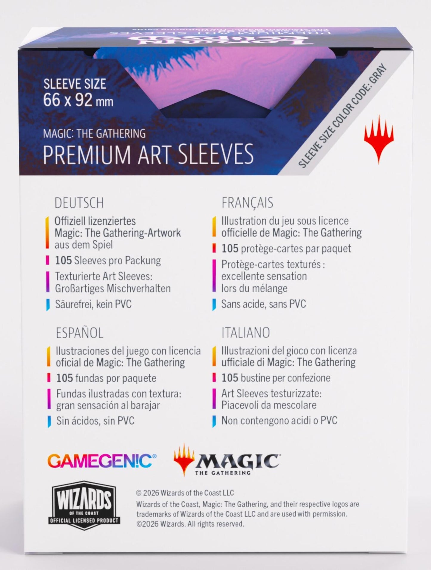 Gamegenic Magic The Gathering Lorwyn Eclipsed Premium Art Sleeves - Eclipsed Merrow (66mm x 92mm) (105 Sleeves Per Pack)