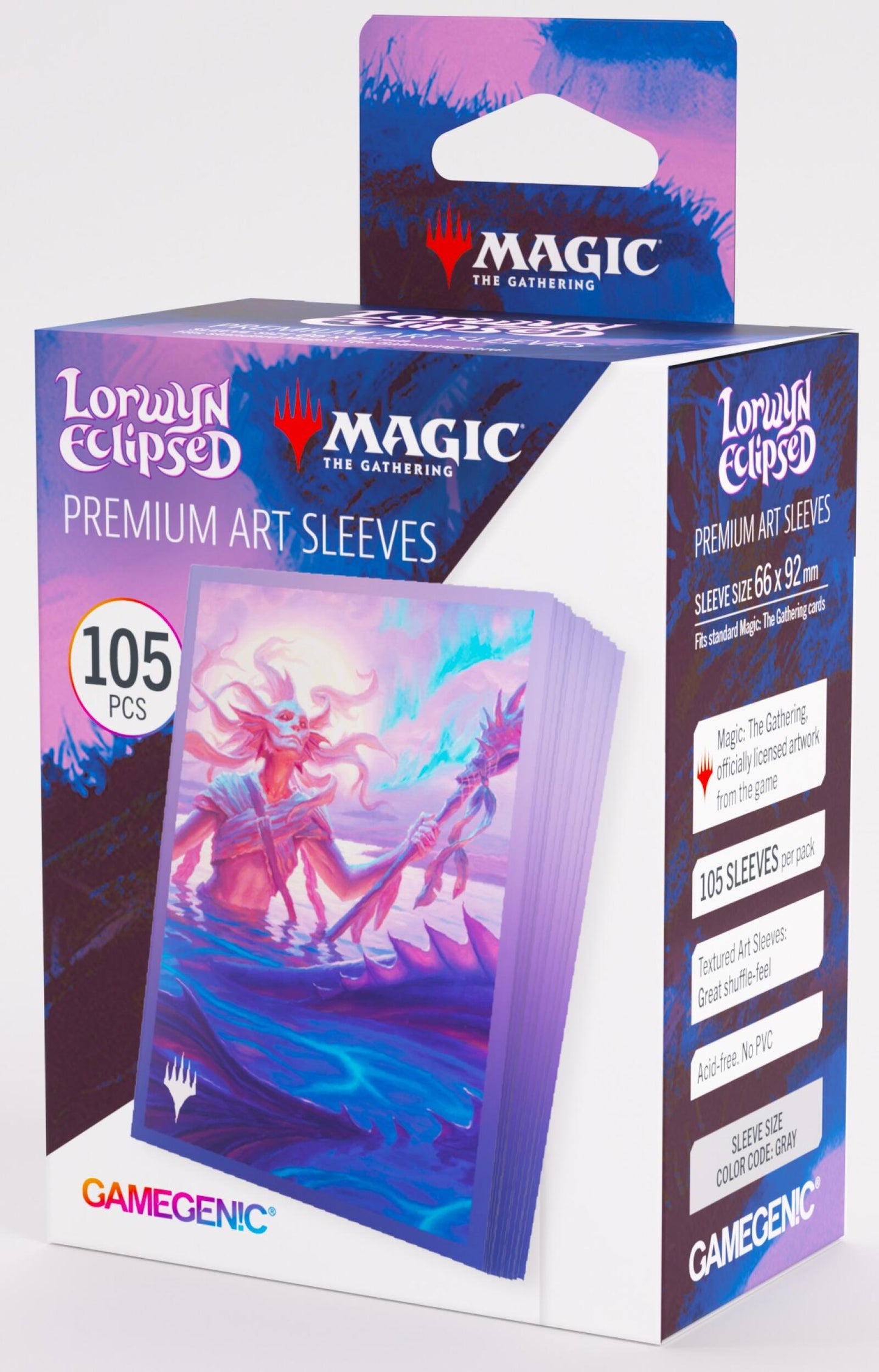 Gamegenic Magic The Gathering Lorwyn Eclipsed Premium Art Sleeves - Eclipsed Merrow (66mm x 92mm) (105 Sleeves Per Pack)