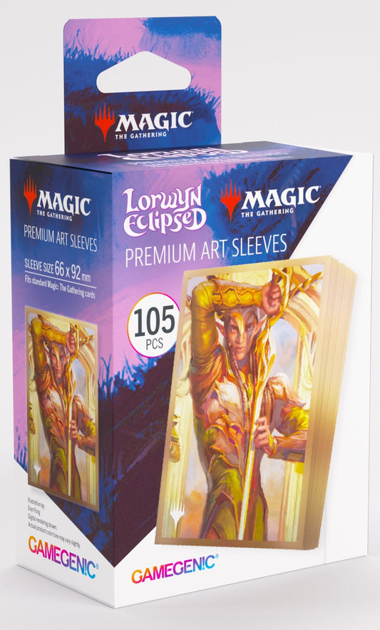 Gamegenic Magic The Gathering Lorwyn Eclipsed Premium Art Sleeves - Morcants Loyalist (66mm x 92mm) (105 Sleeves Per Pack)