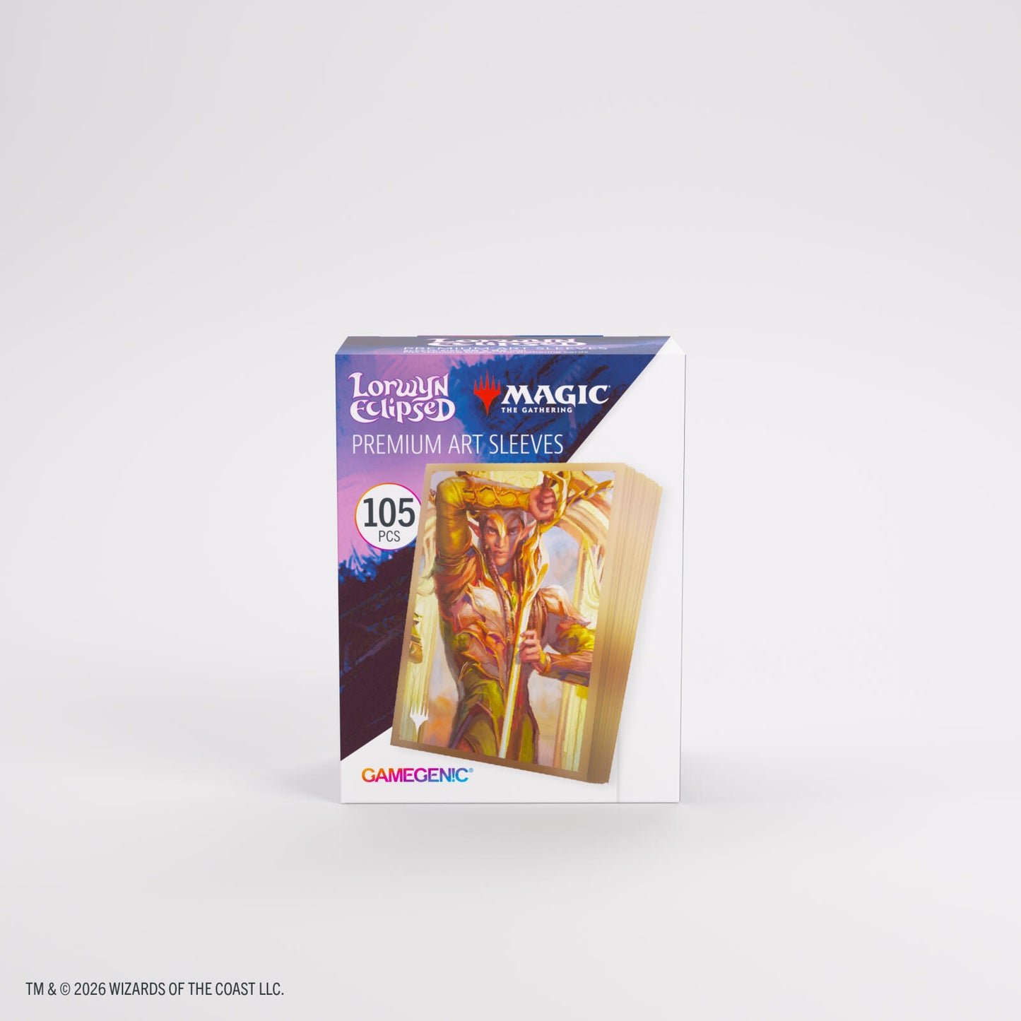 Gamegenic Magic The Gathering Lorwyn Eclipsed Premium Art Sleeves - Morcants Loyalist (66mm x 92mm) (105 Sleeves Per Pack)