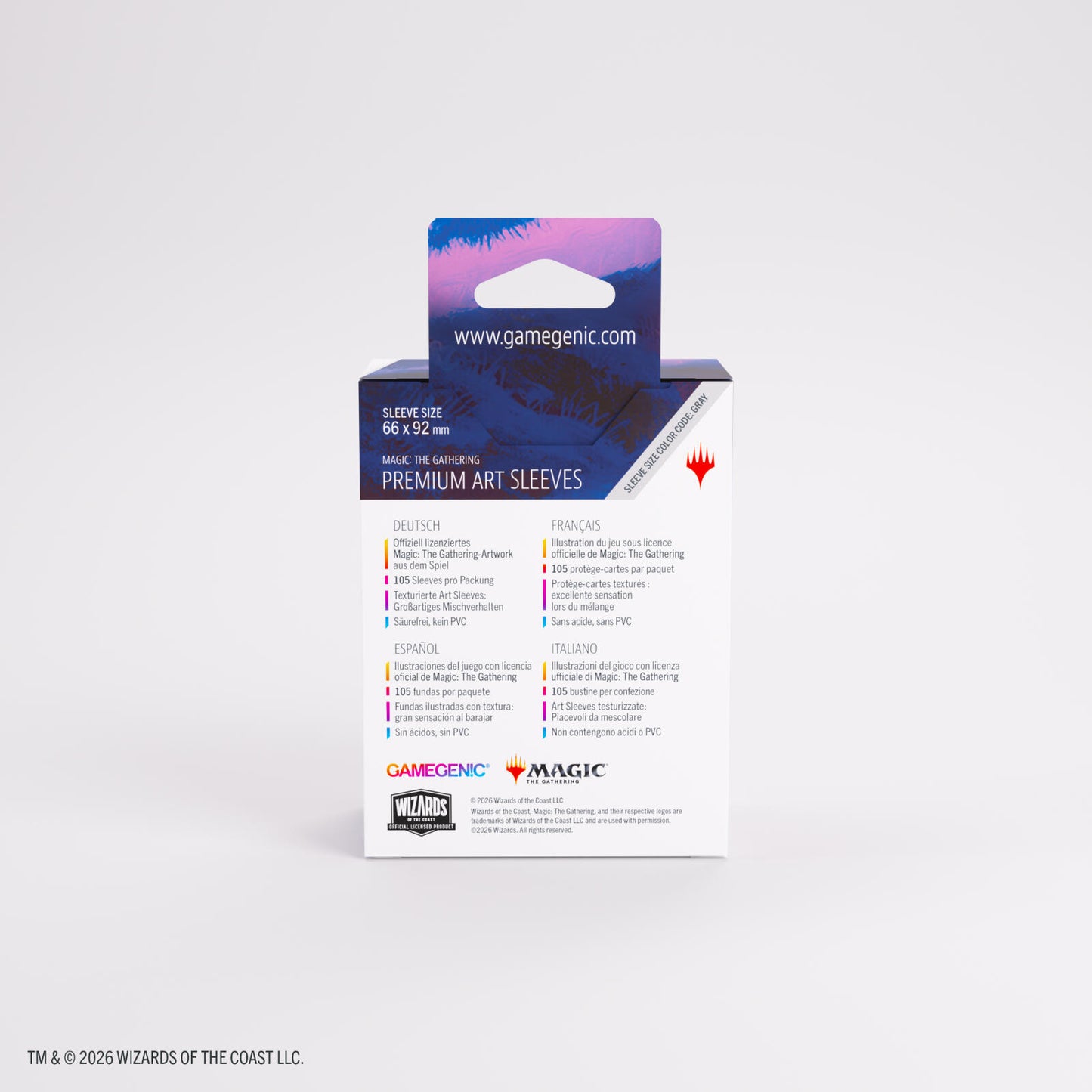 Gamegenic Magic The Gathering Lorwyn Eclipsed Premium Art Sleeves - Twilight Diviner (66mm x 92mm) (105 Sleeves Per Pack)