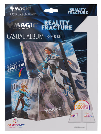 Gamegenic Magic The Gathering Reality Fracture Casual Album 18-Pocket - Tam Beleren, Conflicted/Jace, Building Reality