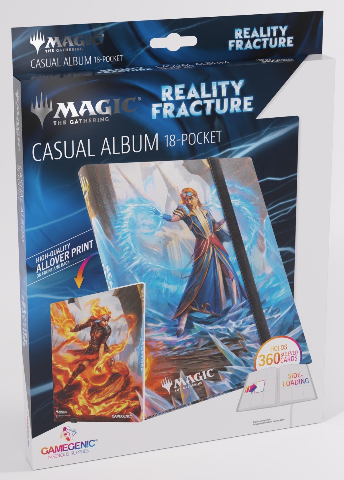 Gamegenic Magic The Gathering Reality Fracture Casual Album 18-Pocket - Chandra, Chill of Compliance