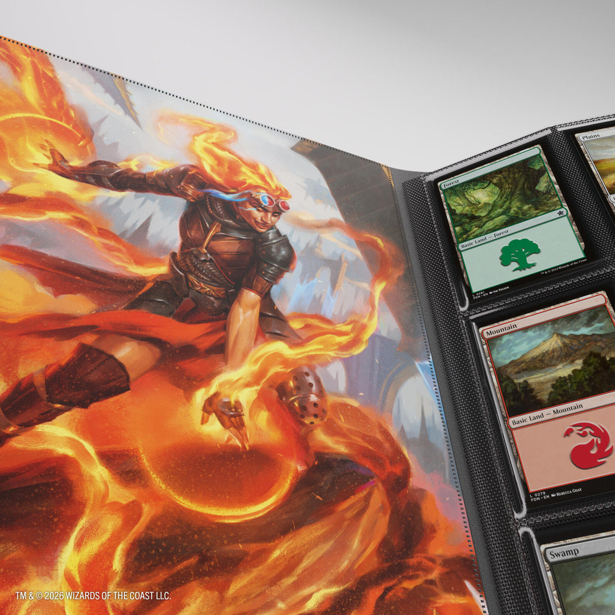 Gamegenic Magic The Gathering Reality Fracture Casual Album 18-Pocket - Chandra, Chill of Compliance
