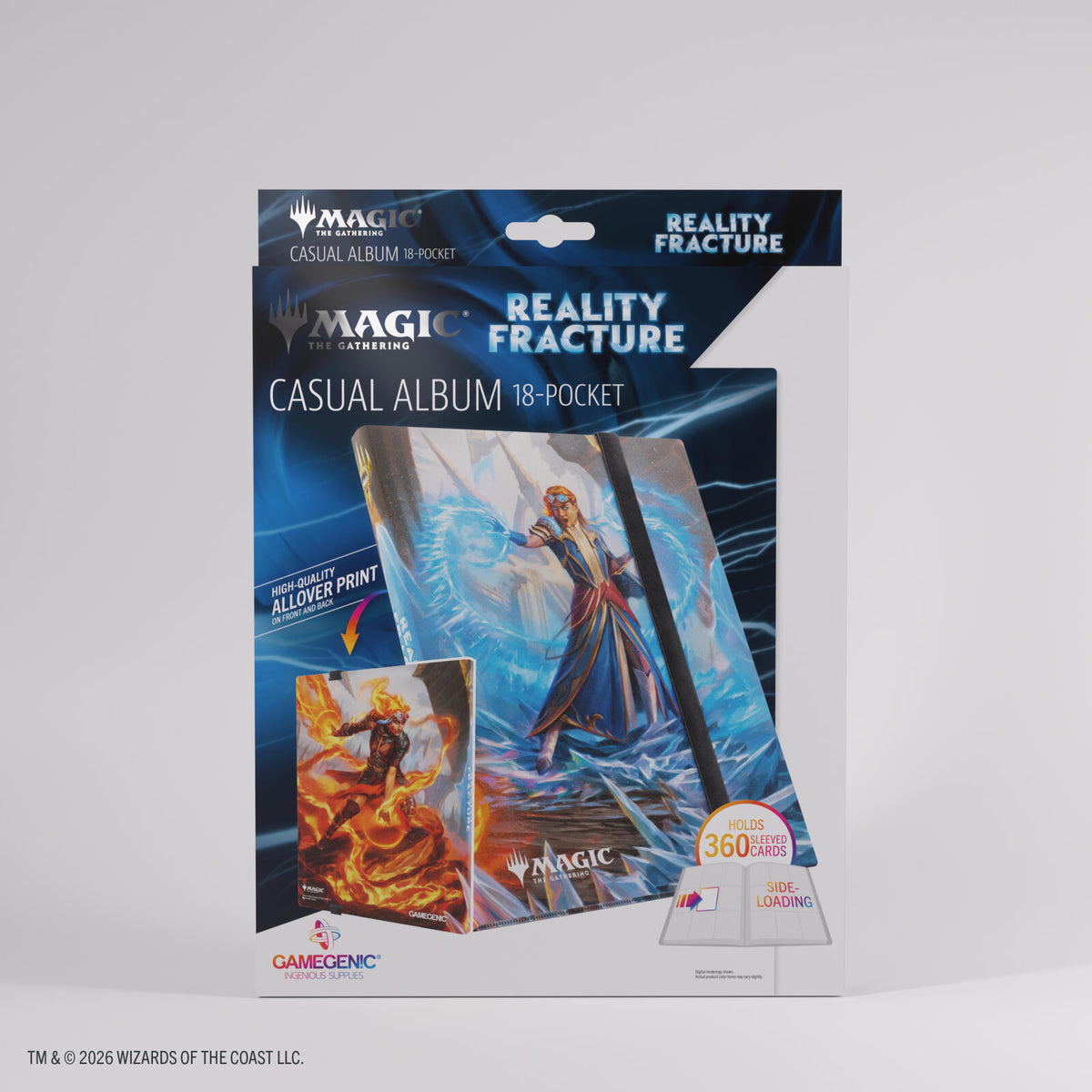 Gamegenic Magic The Gathering Reality Fracture Casual Album 18-Pocket - Chandra, Chill of Compliance