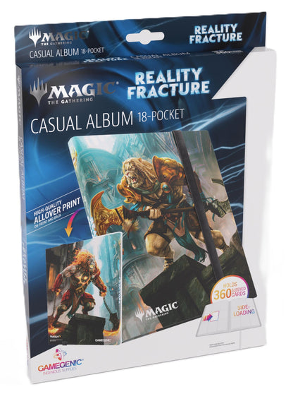 Gamegenic Magic The Gathering Reality Fracture Casual Album 18-Pocket - Ajani, Path of Vengeance/Ajani, Counterattack Leader