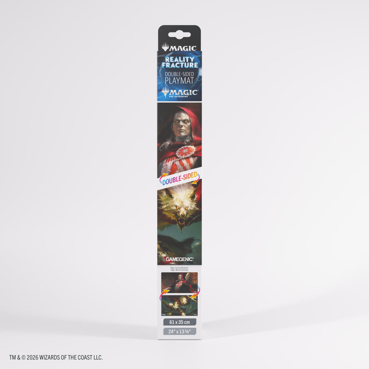 Gamegenic Magic The Gathering Reality Fracture Double-sided Playmat - Edgar, Ancient Bloodlord/Edgar, Moonlit Sovereign