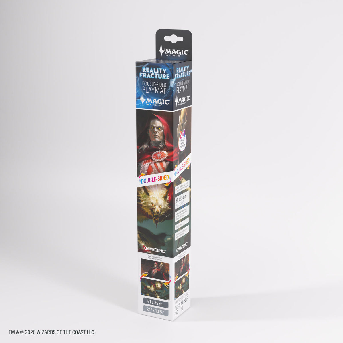 Gamegenic Magic The Gathering Reality Fracture Double-sided Playmat - Edgar, Ancient Bloodlord/Edgar, Moonlit Sovereign