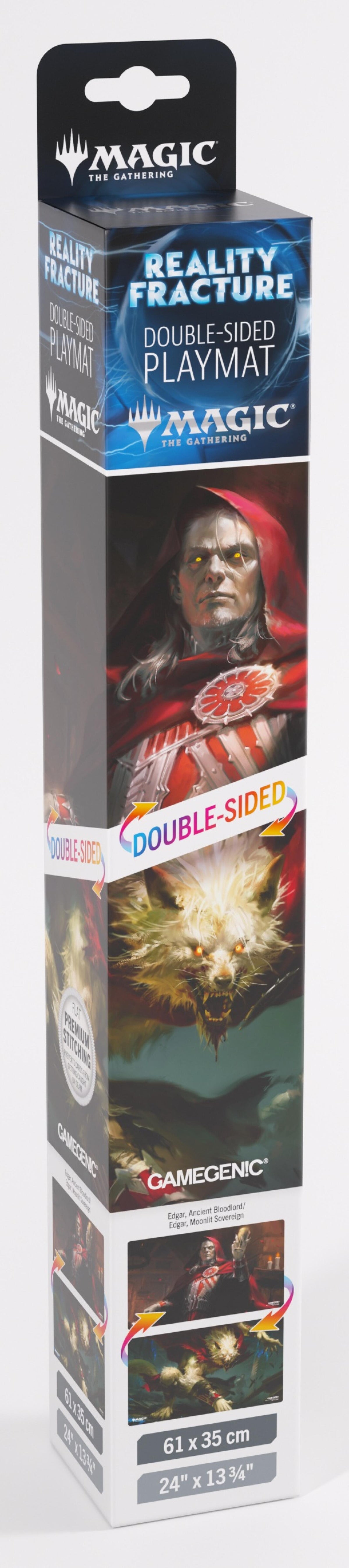 Gamegenic Magic The Gathering Reality Fracture Double-sided Playmat - Edgar, Ancient Bloodlord/Edgar, Moonlit Sovereign