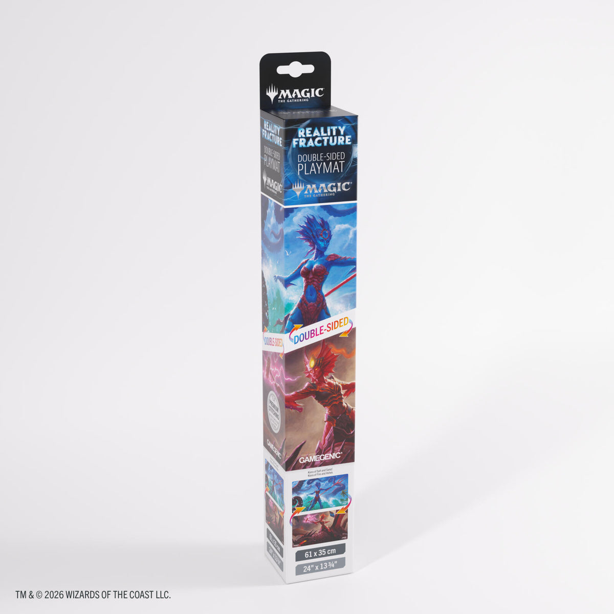 Gamegenic Magic The Gathering Reality Fracture Double-sided Playmat - Kiora of Salt and Sand/Kiora of Fire and Ashes