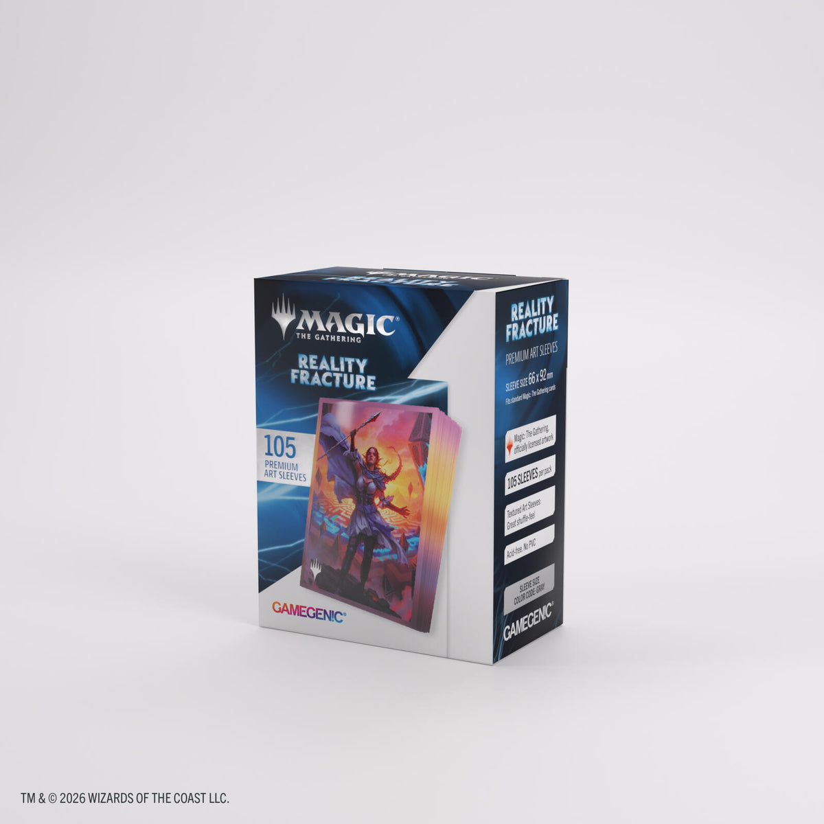 Gamegenic Magic The Gathering Reality Fracture Premium Art Sleeves - Nissa, Leyline Tamer (66 x 92 mm) (105 Sleeves Per Pack)