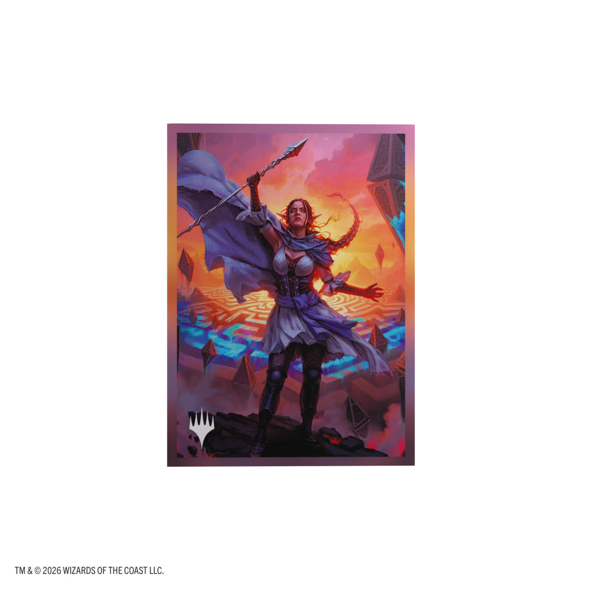 Gamegenic Magic The Gathering Reality Fracture Premium Art Sleeves - Nissa, Leyline Tamer (66 x 92 mm) (105 Sleeves Per Pack)