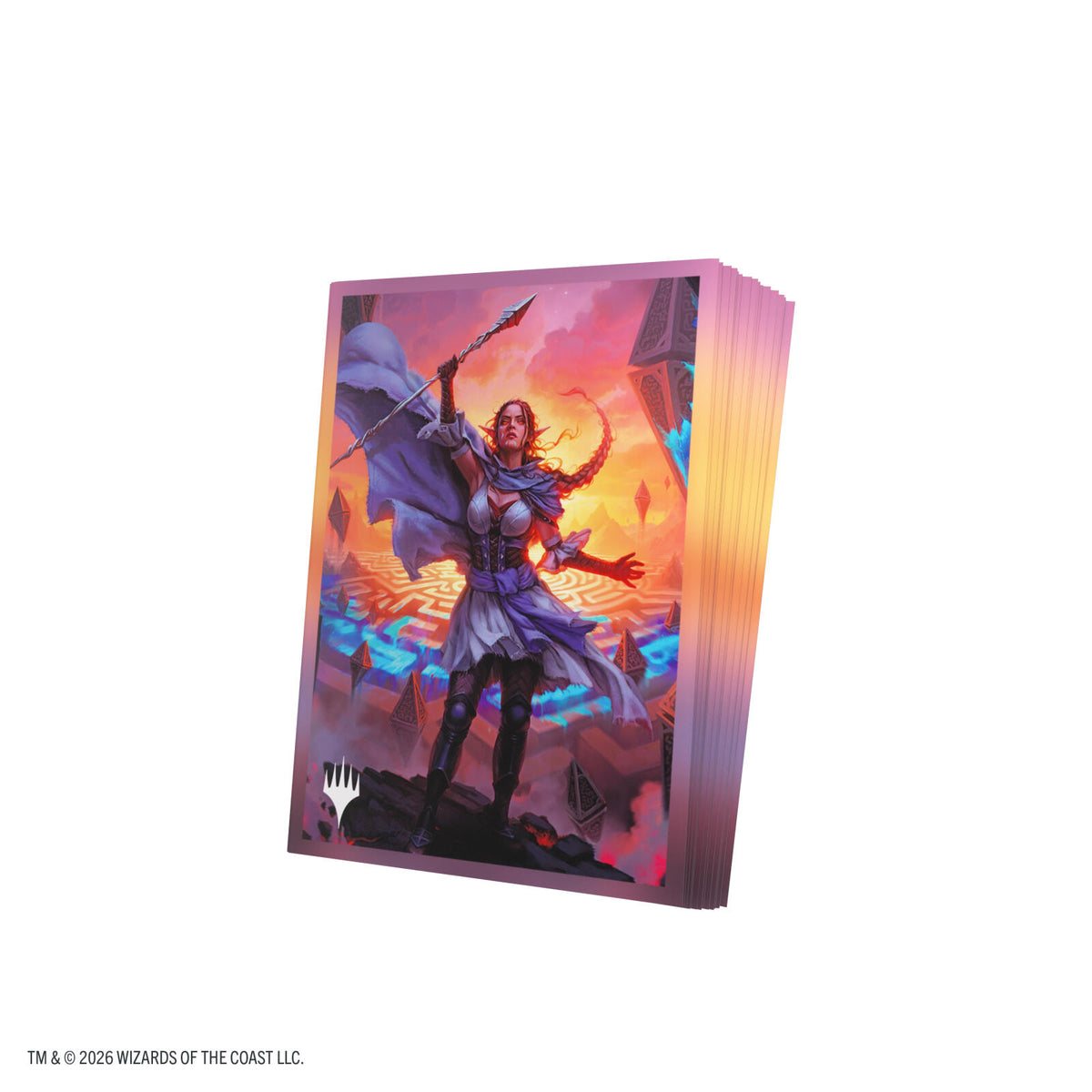 Gamegenic Magic The Gathering Reality Fracture Premium Art Sleeves - Nissa, Leyline Tamer (66 x 92 mm) (105 Sleeves Per Pack)
