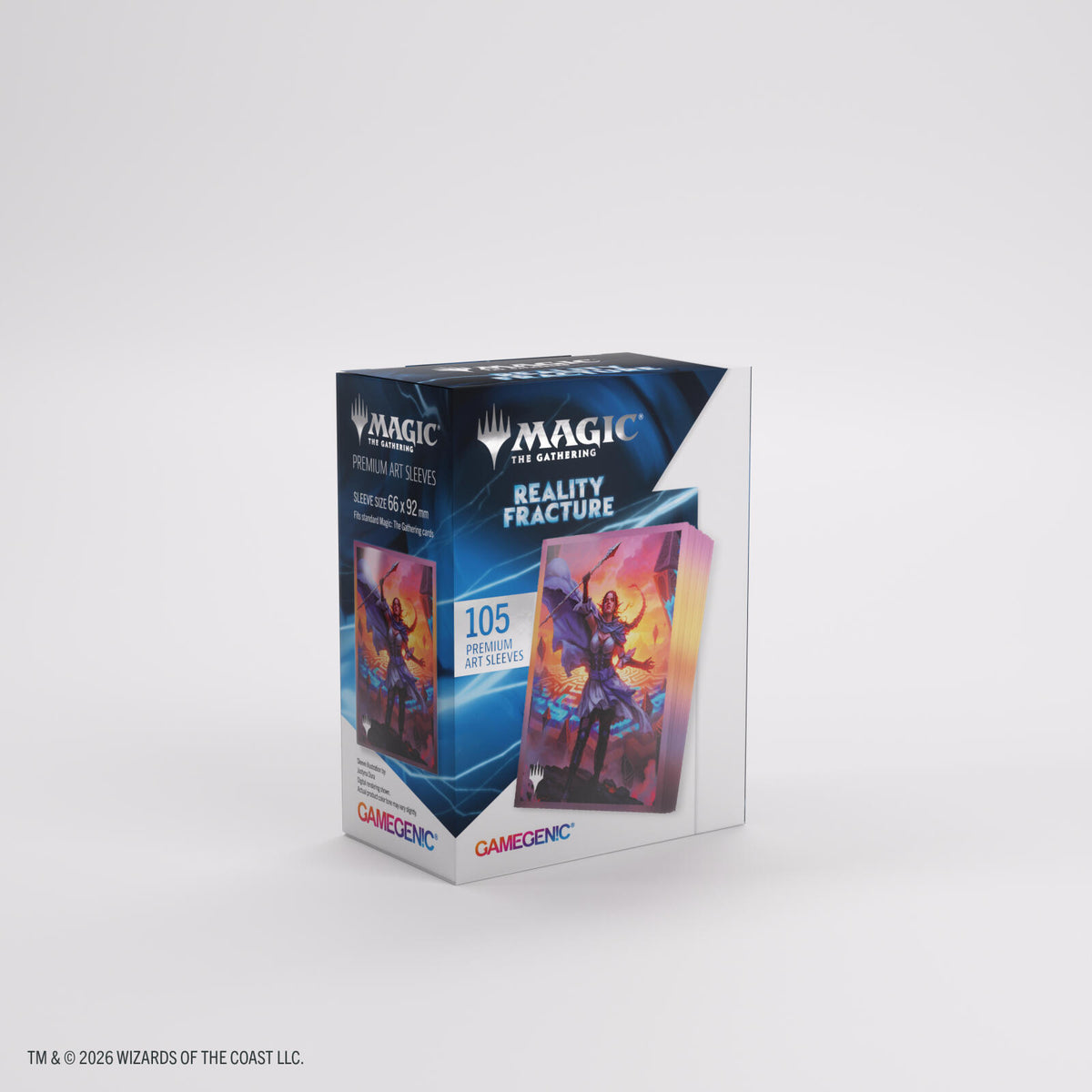 Gamegenic Magic The Gathering Reality Fracture Premium Art Sleeves - Nissa, Leyline Tamer (66 x 92 mm) (105 Sleeves Per Pack)