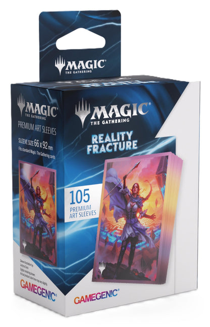 Gamegenic Magic The Gathering Reality Fracture Premium Art Sleeves - Nissa, Leyline Tamer (66 x 92 mm) (105 Sleeves Per Pack)