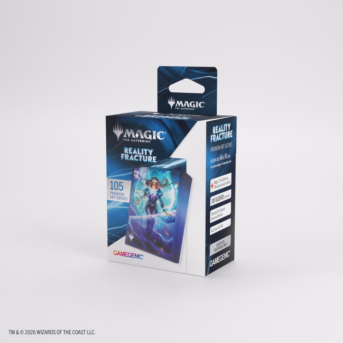 Gamegenic Magic The Gathering Reality Fracture Premium Art Sleeves - Entrust the Spark (66 x 92 mm) (105 Sleeves Per Pack)