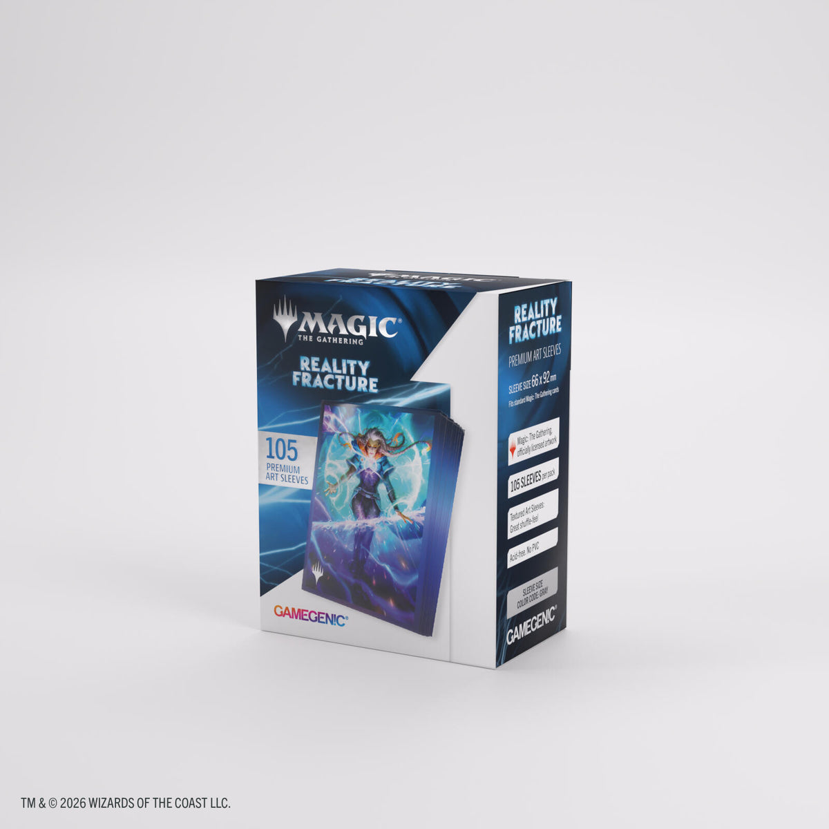 Gamegenic Magic The Gathering Reality Fracture Premium Art Sleeves - Entrust the Spark (66 x 92 mm) (105 Sleeves Per Pack)