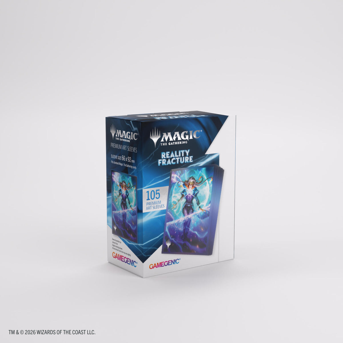 Gamegenic Magic The Gathering Reality Fracture Premium Art Sleeves - Entrust the Spark (66 x 92 mm) (105 Sleeves Per Pack)