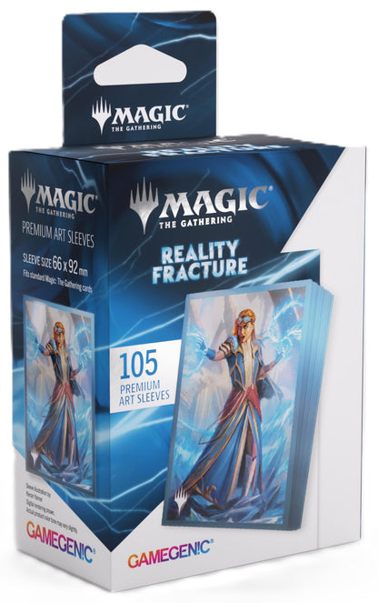Gamegenic Magic The Gathering Reality Fracture Premium Art Sleeves - Chandra, Chill of Compliance (66 x 92 mm) (105 Sleeves Per Pack)