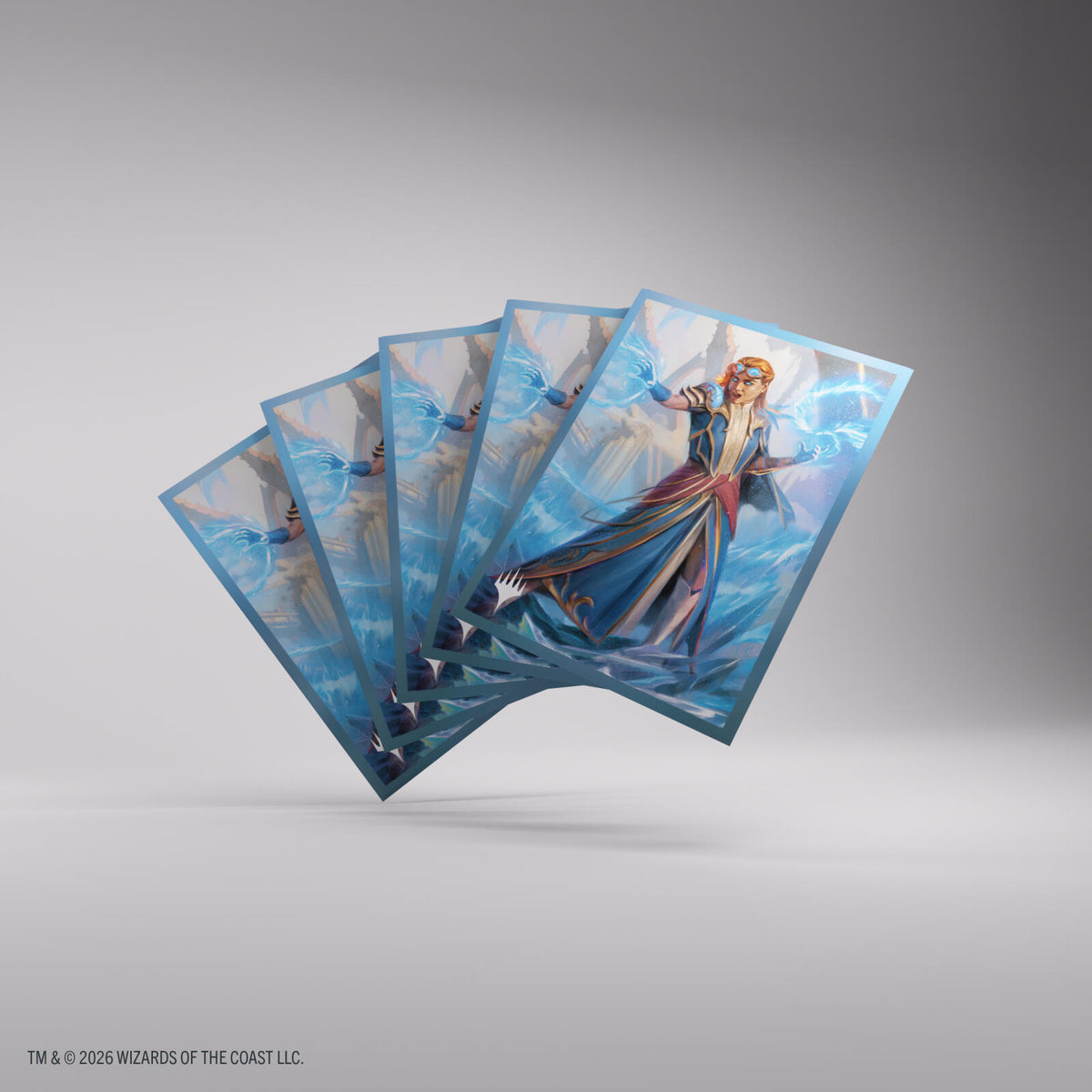 Gamegenic Magic The Gathering Reality Fracture Premium Art Sleeves - Chandra, Chill of Compliance (66 x 92 mm) (105 Sleeves Per Pack)