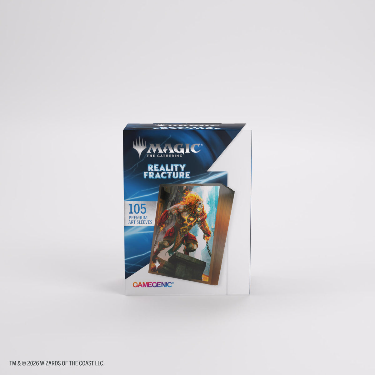 Gamegenic Magic The Gathering Reality Fracture Premium Art Sleeves - Ajani, Path of Vengeance (66 x 92 mm) (105 Sleeves Per Pack)