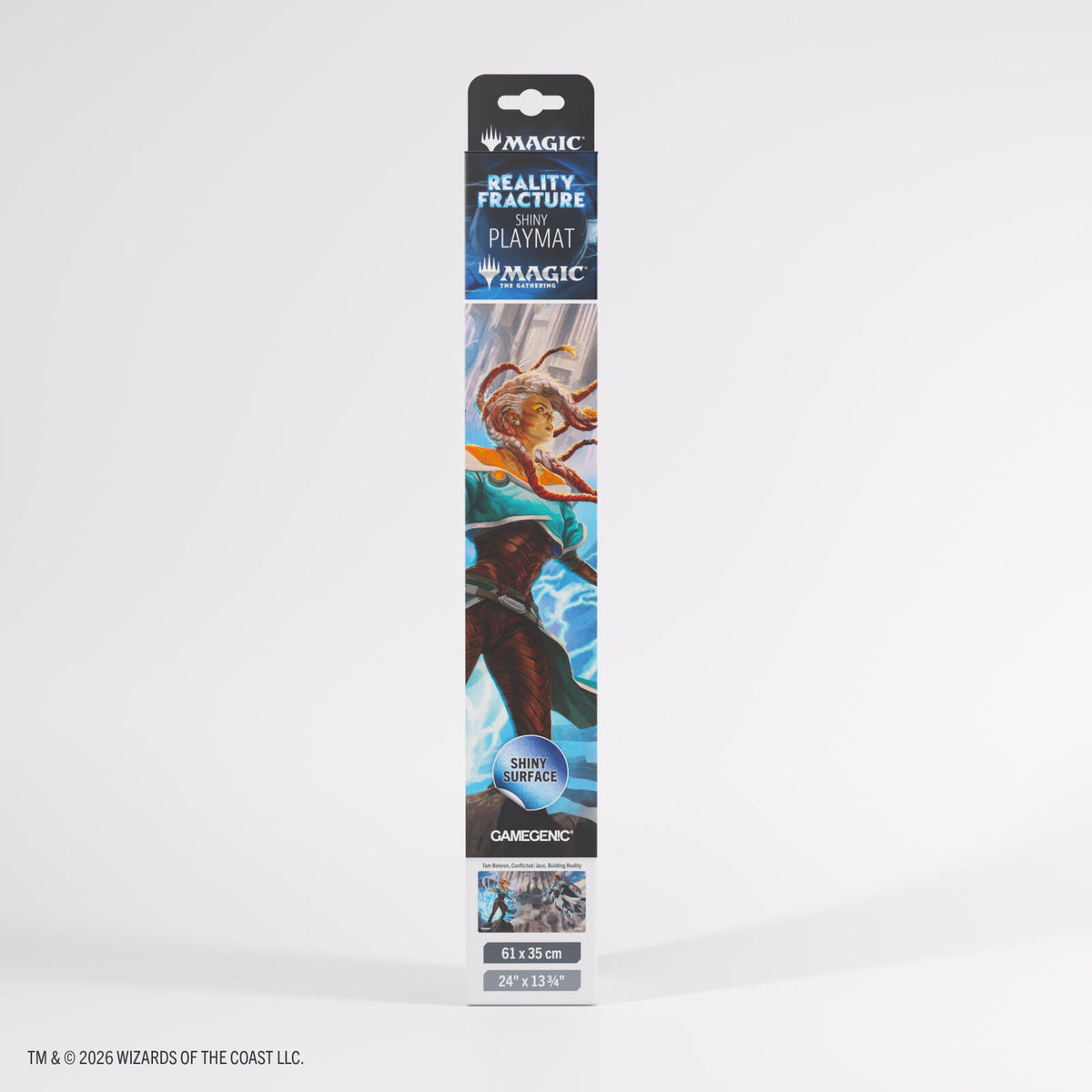 Gamegenic Magic The Gathering Reality Fracture Shiny Playmat - Tam Beleren, Conflicted/Jace, Building Reality