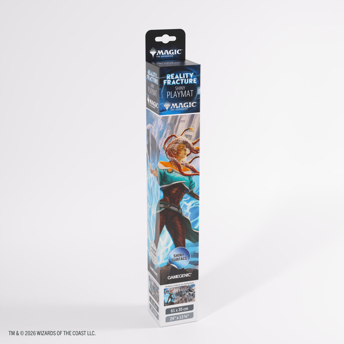 Gamegenic Magic The Gathering Reality Fracture Shiny Playmat - Tam Beleren, Conflicted/Jace, Building Reality