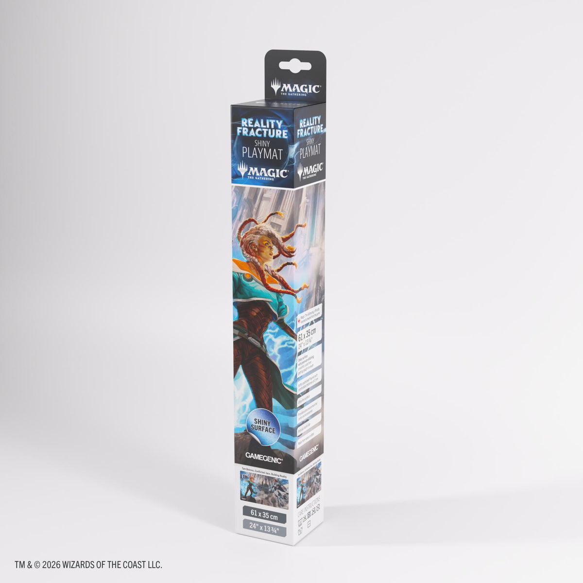 Gamegenic Magic The Gathering Reality Fracture Shiny Playmat - Tam Beleren, Conflicted/Jace, Building Reality