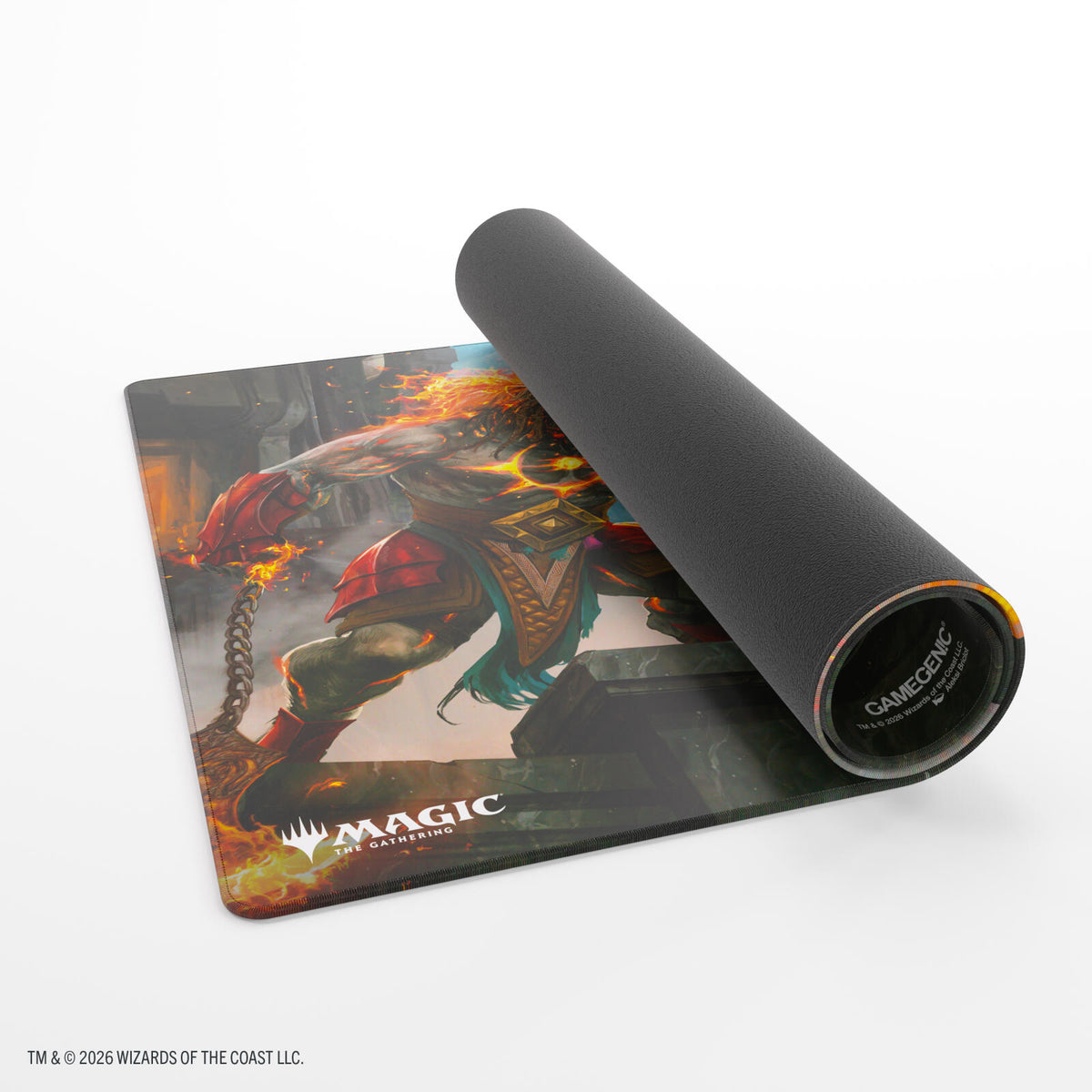 Gamegenic Magic The Gathering Reality Fracture Shiny Playmat - Ajani, Path of Vengeance/Ajani, Counterattack Leader