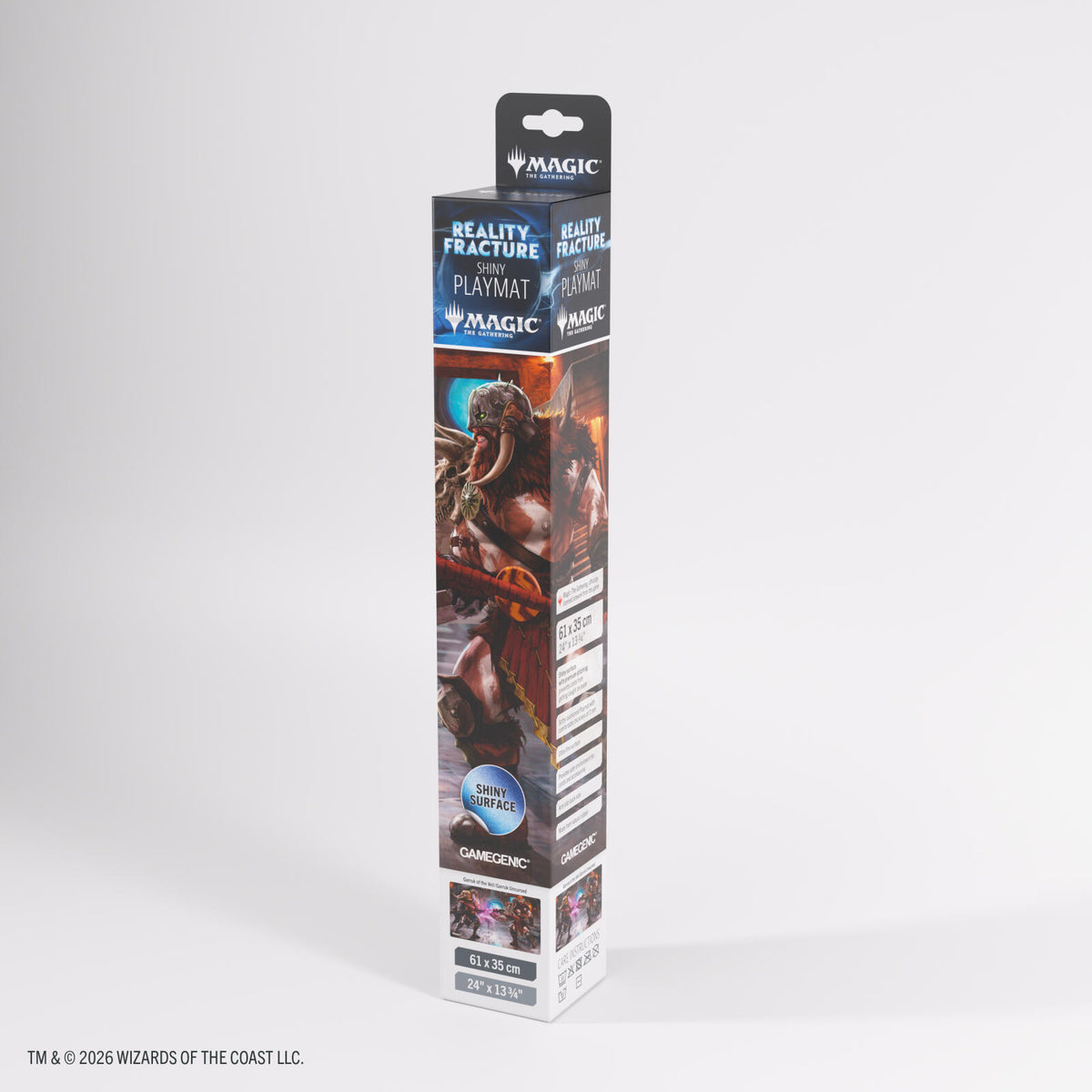 Gamegenic Magic The Gathering Reality Fracture Shiny Playmat - Garruk of the Veil/Garruk Uncursed